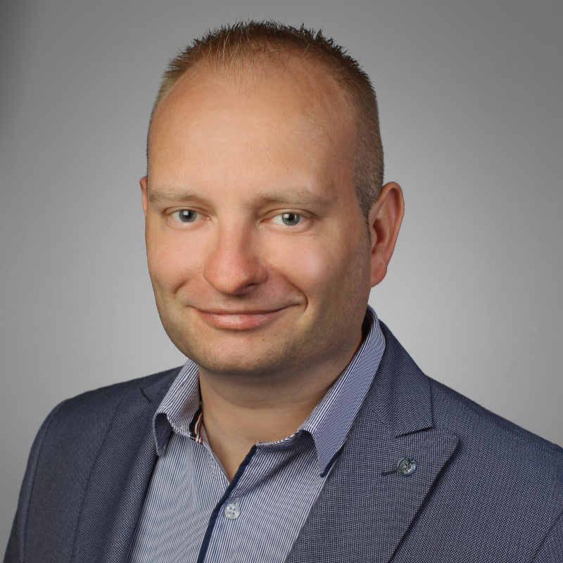 Picture presenting Łukasz - one of the Winteg's founders.